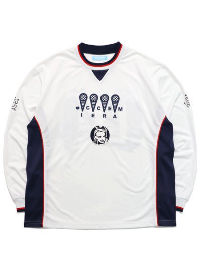 画像1: 【送料無料】ICECREAM FOOTBALL LS SHIRT WHITE