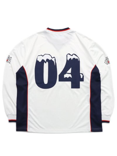 画像2: 【送料無料】ICECREAM FOOTBALL LS SHIRT WHITE