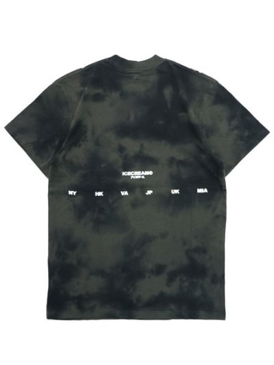 画像2: 【送料無料】ICECREAM WORLD TOUR TIE DYED OVERSIZED TEE BELUGA