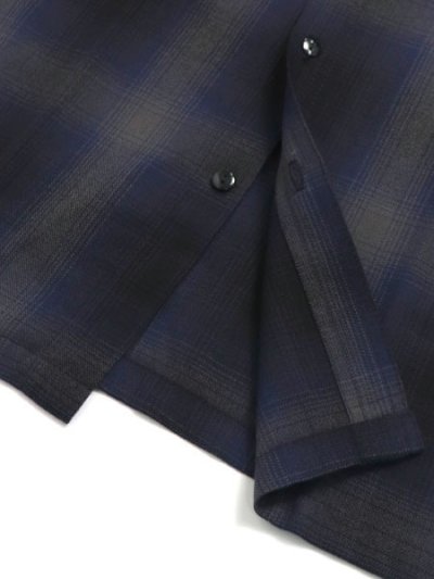 画像4: CALTOP FL PLAID S/S SHIRT NAVY/GREY