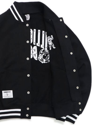 画像7: 【SALE】【送料無料】BILLIONAIRE BOYS CLUB EMBROIDERED LOGO SWEAT VARSITY JACKET