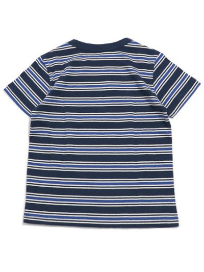 画像2: 【KIDS】CHAMPION KIDS BORDER S/S TEE-DARK NAVY