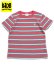 画像1: 【KIDS】CHAMPION KIDS BORDER S/S TEE-DEEP PINK (1)