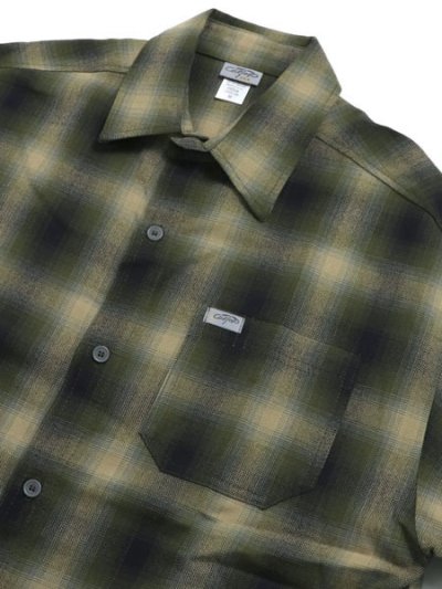 画像3: CALTOP FL PLAID S/S SHIRT OLIVE/BLACK