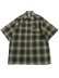 画像1: CALTOP FL PLAID S/S SHIRT OLIVE/BLACK (1)