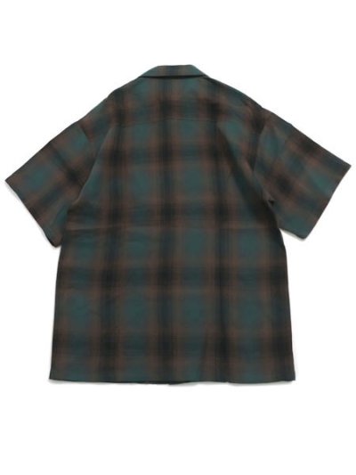 画像2: CALTOP FL PLAID S/S SHIRT GREEN/BROWN