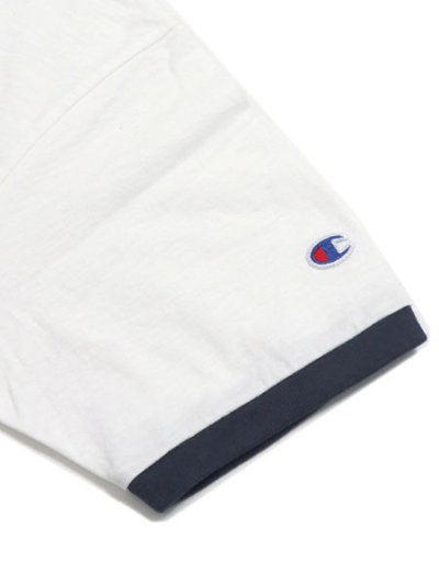 画像4: CHAMPION S/S RINGER TEE-WHITE/NAVY
