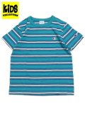 【KIDS】CHAMPION KIDS BORDER S/S TEE-TEAL BLUE