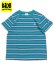 画像1: 【KIDS】CHAMPION KIDS BORDER S/S TEE-TEAL BLUE (1)