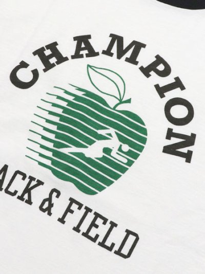 画像3: CHAMPION S/S RINGER TEE-WHITE/BLACK