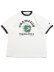 画像1: CHAMPION S/S RINGER TEE-WHITE/BLACK (1)