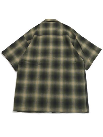 画像2: CALTOP FL PLAID S/S SHIRT OLIVE/BLACK