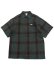 画像1: CALTOP FL PLAID S/S SHIRT GREEN/BROWN (1)