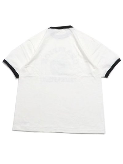 画像2: CHAMPION S/S RINGER TEE-WHITE/BLACK