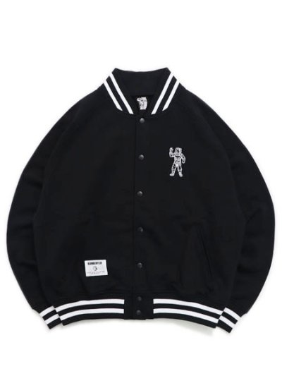 画像2: 【送料無料】BILLIONAIRE BOYS CLUB EMBROIDERED LOGO SWEAT VARSITY JACKET