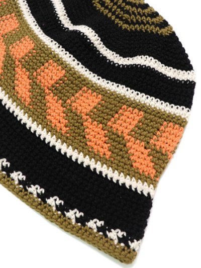 画像2: SUBLIME FINE HANDKNIT HAT BLACK MIX