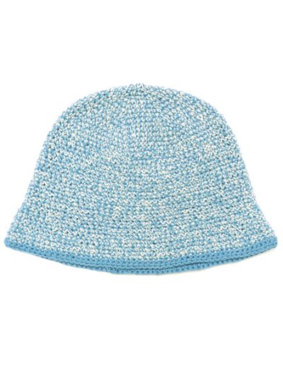 画像1: SUBLIME MIX HANDKNIT HAT SAX MIX