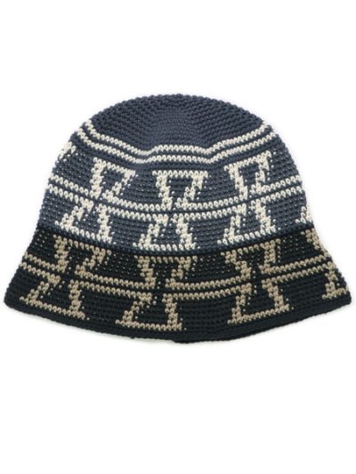 画像1: SUBLIME FINE HANDKNIT HAT M.GREY MIX