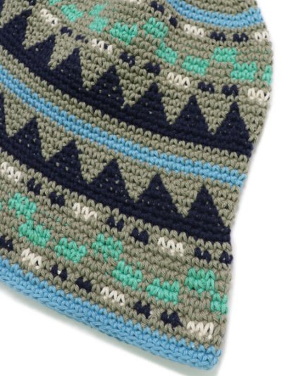 画像2: SUBLIME FINE HANDKNIT HAT LT.KHAKI MIX