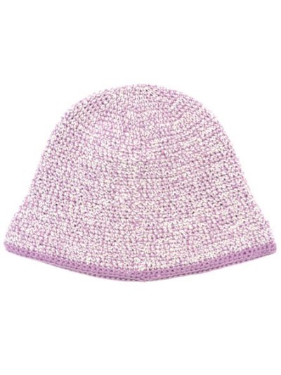 画像1: SUBLIME MIX HANDKNIT HAT PINK MIX
