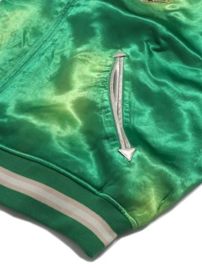 画像5: 【送料無料】SCHOTT RAYON SUKA ASING JACKET GREEN