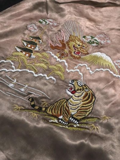 画像4: 【送料無料】SCHOTT RAYON SUKA ASING JACKET BEIGE