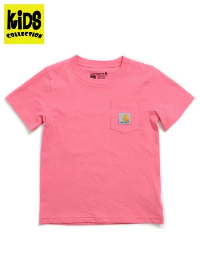 画像1: 【KIDS】CARHARTT KIDS CHILD SS POCKET TEE-PINK LEMONADE