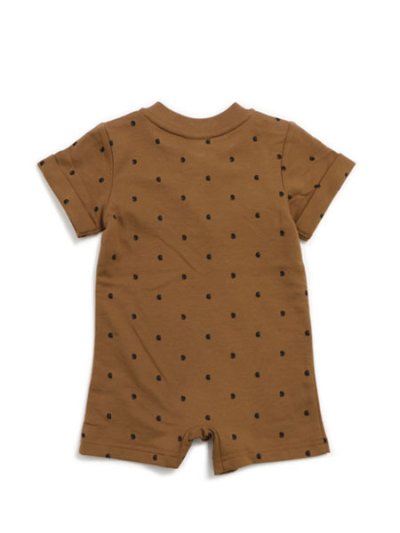 画像2: 【KIDS】CARHARTT KIDS INF SS FRENCH TERRY ROMPER-C.BROWN