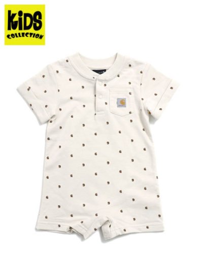 画像1: 【KIDS】CARHARTT KIDS INF SS FRENCH TERRY ROMPER-TDOVE