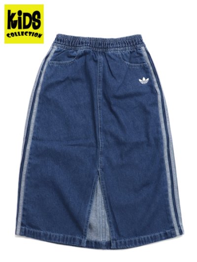 画像1: 【KIDS】ADIDAS KIDS DENIM SKIRT-MEDIUM BLUE DENIM