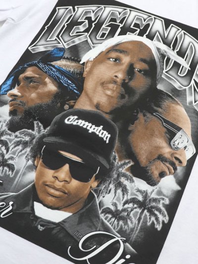 画像3: STREET WEAR SUPPLY LEGENDS NEVER DIE PALM TREE TEE
