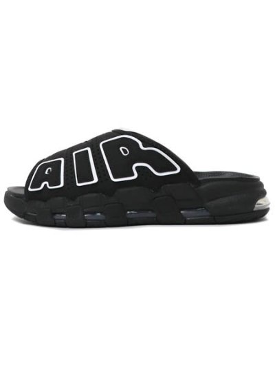 画像1: 【送料無料】NIKE AIR MORE UPTEMPO SLIDE C/O BLACK/WHITE