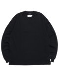 【送料無料】REIGNING CHAMP MIDWEIGHT JERSEY STANDARD L/S-BLACK