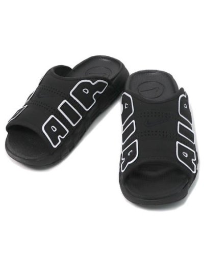 画像5: 【送料無料】NIKE AIR MORE UPTEMPO SLIDE C/O BLACK/WHITE