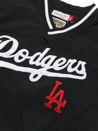 画像3: 【送料無料】MITCHELL & NESS NYLON PULLOVER VINTAGE LOGO DODGERS