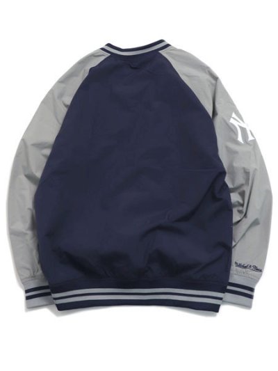 画像2: 【送料無料】MITCHELL & NESS NYLON PULLOVER VINTAGE LOGO YANKEES