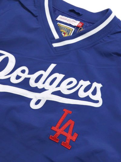 画像3: 【送料無料】MITCHELL & NESS NYLON PULLOVER VINTAGE LOGO DODGERS