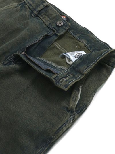 画像4: 【送料無料】DICKIES LOOSE DENIM PAINTER GREEN TONE FADE