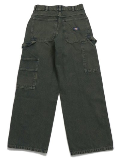 画像2: 【送料無料】DICKIES LOOSE DENIM PAINTER GREEN TONE FADE