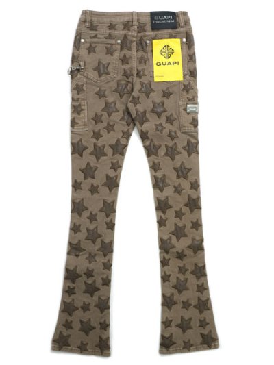 画像2: 【送料無料】GUAPI OAK BROWN STARS DENIM