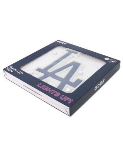 画像2: 【送料無料】FOCO DODGERS LED NEON LIGHT UP TEAM LOGO SIGN
