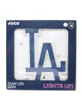 【送料無料】FOCO DODGERS LED NEON LIGHT UP TEAM LOGO SIGN