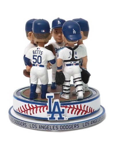 画像1: 【送料無料】FOCO PLAYER BOBBLE MOUND VISIT SPINNER SCENE DODGERS