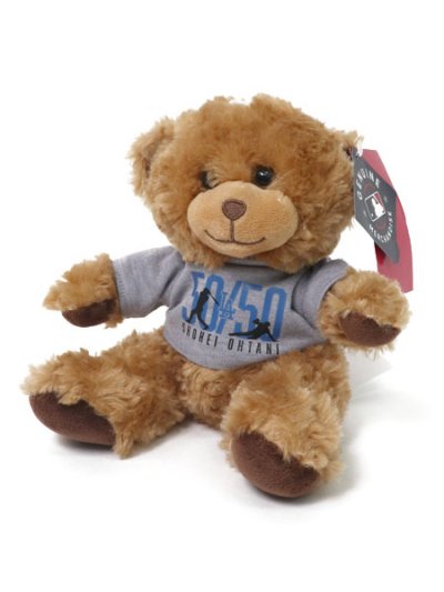 画像1: FOCO BEAR DODGERS OHTANI 50/50 SHIRT PLUSH