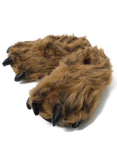 画像1: ODD SOX SASQUATCH FURRY CLAWS 3D SLIPPERS