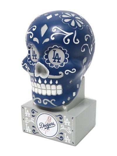画像2: 【送料無料】SUGAR SKULL STATUE LA DODGERS