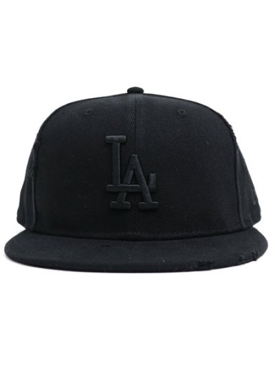 画像2: NEW ERA 59FIFTY DAMAGED DENIM DODGERS BLK DENIM