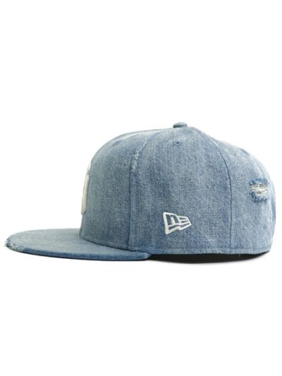 画像3: NEW ERA 59FIFTY DAMAGED DENIM YANKEES WASH DENIM