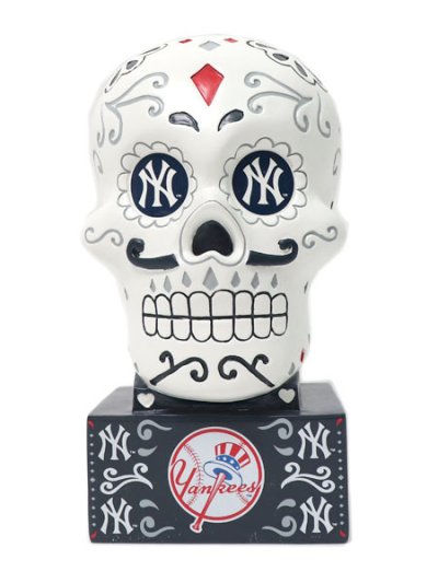 画像1: 【送料無料】SUGAR SKULL STATUE NY YANKEES