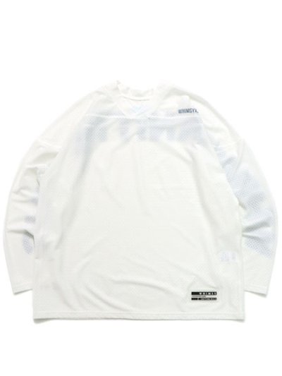 画像1: 【送料無料】WHIMSY SOCKS MESH HOCKEY TOP WHITE